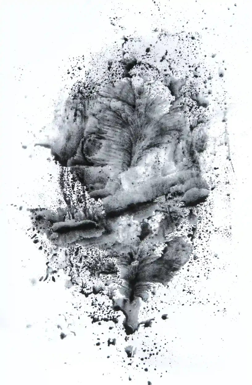 oT. / untitled (23-22465) Décalcomanie, 2023