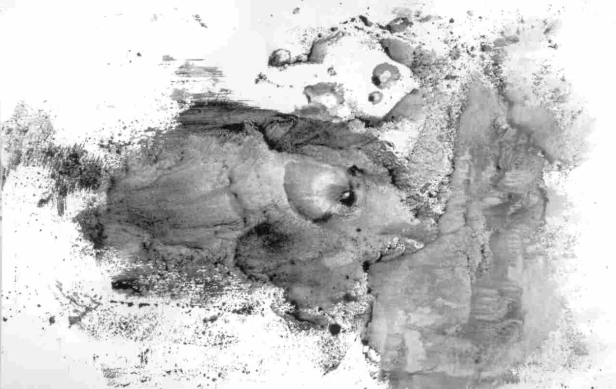 oT. / untitled (23-2283) Décalcomanie, 2023