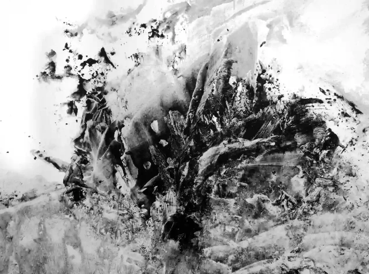 Das Narrenschiff | Ship of fools Hier meine Version von 2026. Ein Geisterschiff völlig ohne Menschen Décalcomanie, 2026